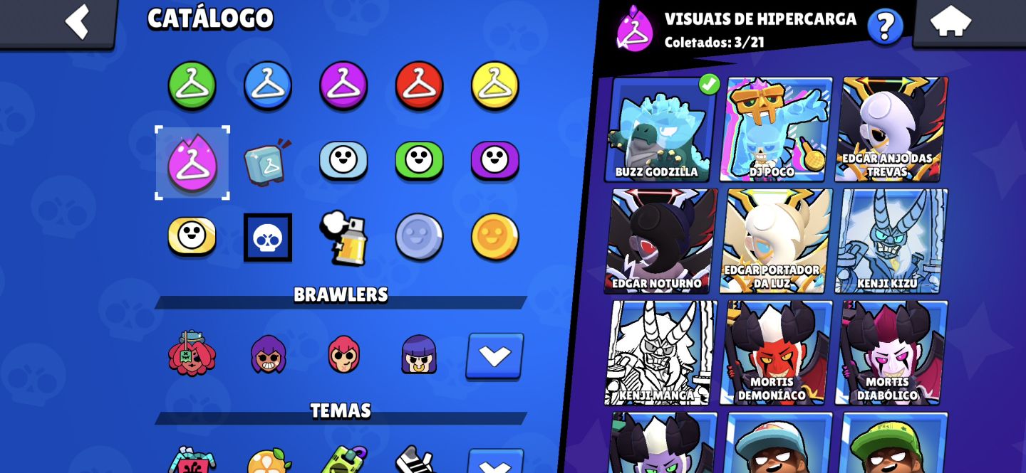 Conta de Brawl Stars criada em 2020