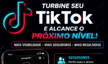 SEGUIDORES + CURTIDAS E VISUALIZAÇÕES TIKTOK | ENTREGA RÁPIDA + GARANTIA