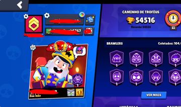 CONTA DE BRAWL STARS 54K DE TROFEUS 104/108 | 2018