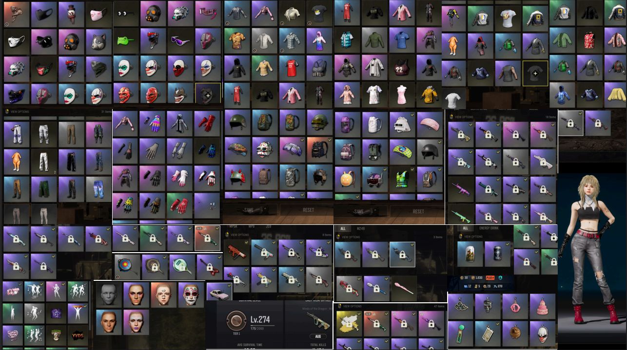 (PROMO) PUBG -AKM SET Xinghuns SKIN + KAR98K + CROMMA + GLASYA
