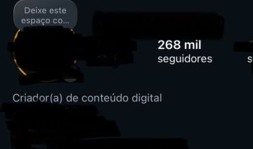Página Instagram 268K Seguidores Reais