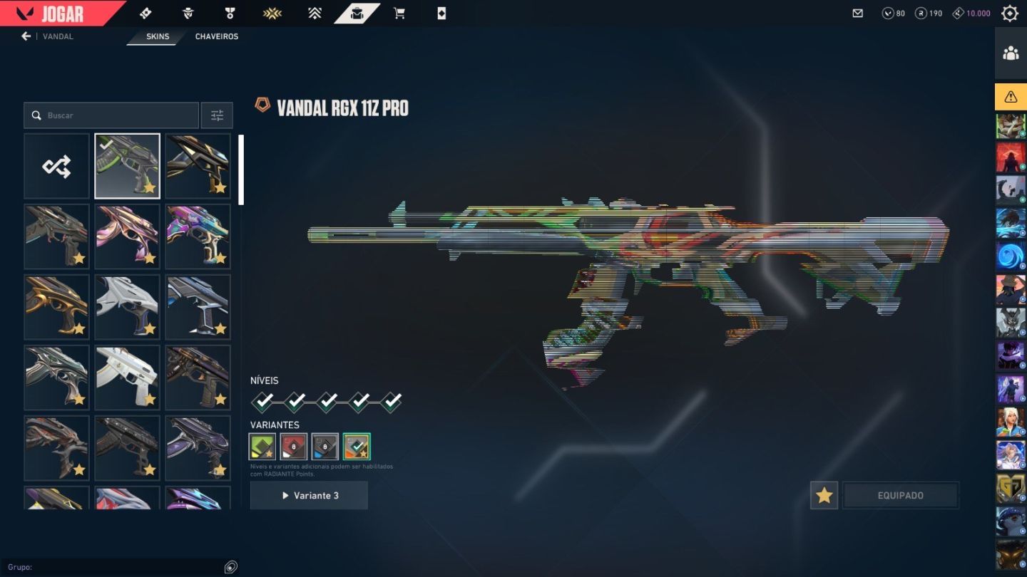 CONTA DE VALORANT EX RADIANTE 5K+ GASTO