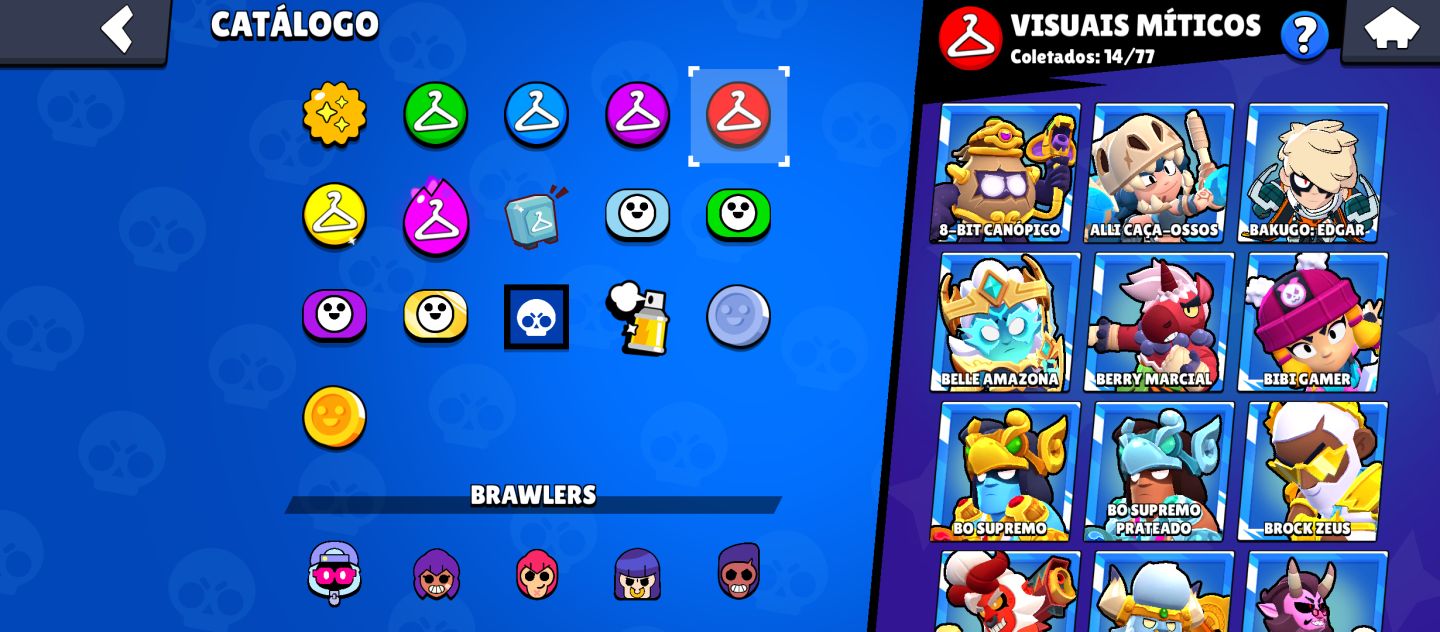 CONTA BRAWL STARS COM 40K DE TROFEÚS
