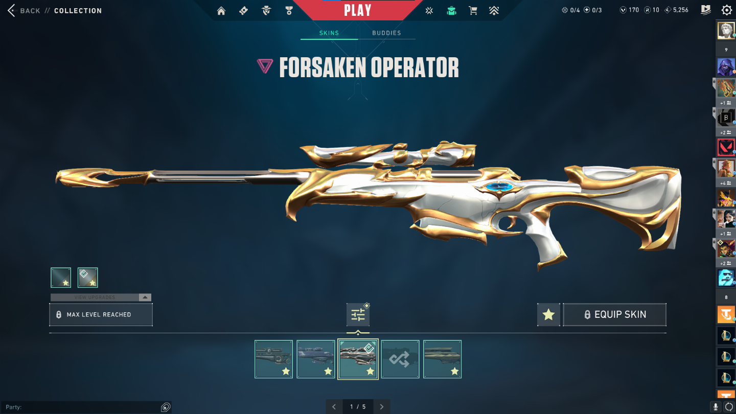 Valorant -Full acesso, ex ascendente 3, com skin exclusivas (champions e loud).