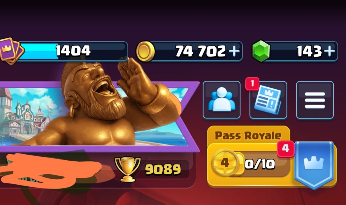 Conta de Clash Royale no preço bem boa
