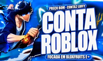 [CONTA DE ROBLOX] - FOCO EM BLOXFRUITS E ANIME FIGHTERS | CONTA BLOX 2 - GEMADA