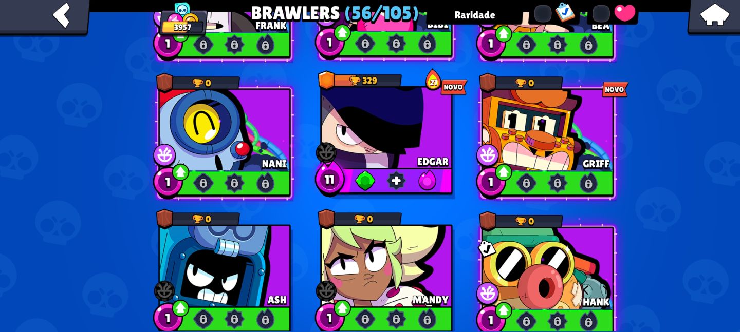 Conta Brawl Stars| Super barato|com ótimos personagens e muito recursos.