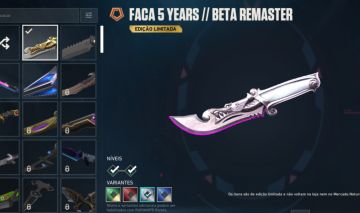 CONTA COM FACA BETA 5 ANOS