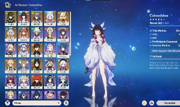 Conta genshin AR56(BASTANTE COISA PRA FAZER NO GAME)