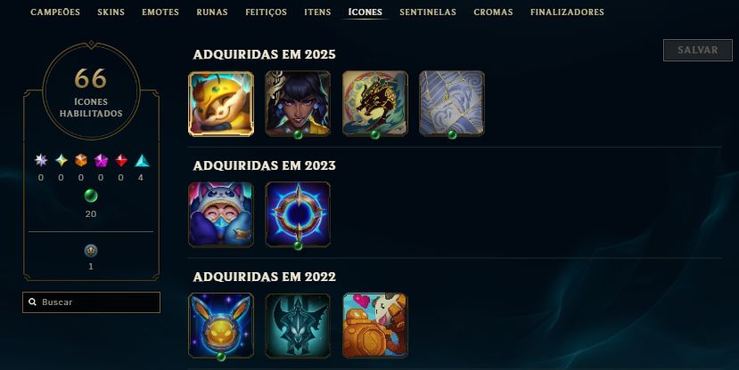 CONTA ESMERALDA 3 / 21 SKINS / YONE VELHO OESTE / KAYN LUA NEVADA / 29K EA