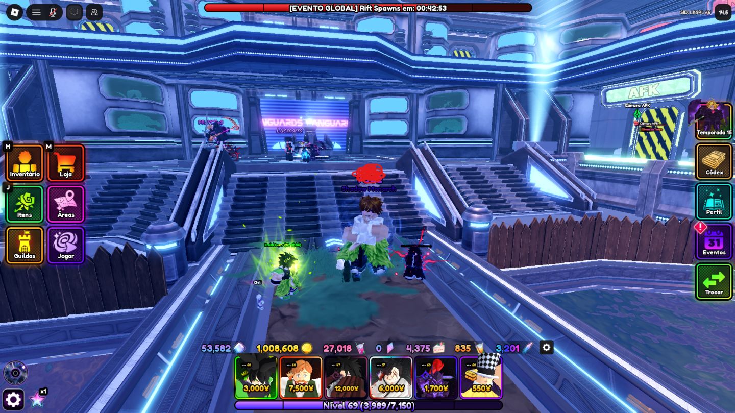 Conta Roblox TOP Gran Piece (Dragon + Bounty Alto) | Project Slayers 2 Nv 150