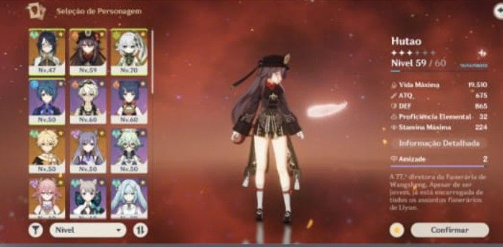 CONTA COM NAHIDA, YAE MIKO, HU TAO E + T5