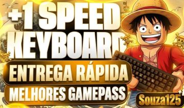 GAMEPASSES +1 SPEED KEYBOARD | ENTREGA RÁPIDA | O MELHOR PREÇO!