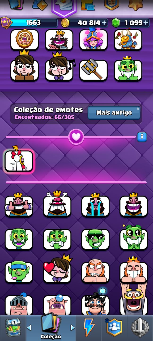 CONTA BRABA CLASH ROYALE/ 14.000 TROFÉUS/ LIGA 3/VARIAS CARTAS NO NÍVEL 16 E 15/
