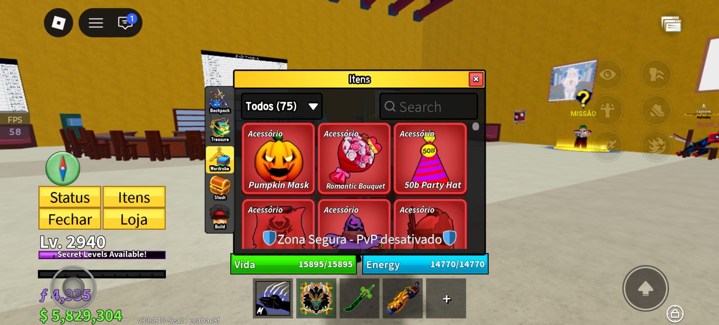 CONTA RARA E GEMADA BLOX FRUITS - DRAGON PERM - KITSUNE PERM- GAS PERM