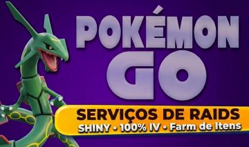 POKEMON GO Serviços Raids, Shinnys, 100%, Qualquer Iv, Itens Na sua Conta