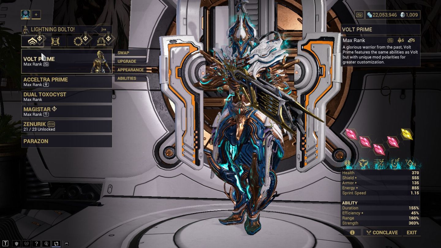Conta lendário 1 (mr31) - warframe syandana tennocon