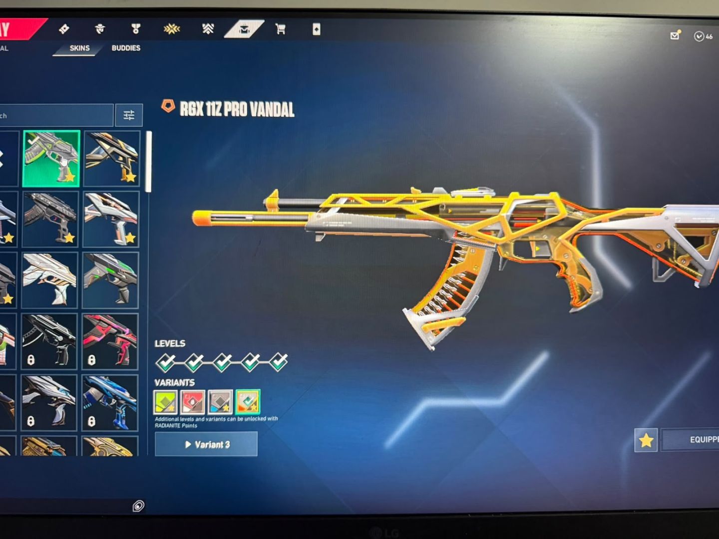 Conta valorant muitas skins (preço negociável)