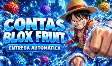 CONTAS BLOX FRUITS | FRUTAS PERMANENTE + RAÇA V4 + CDK + GODHUMAN + SOUL GUITAR