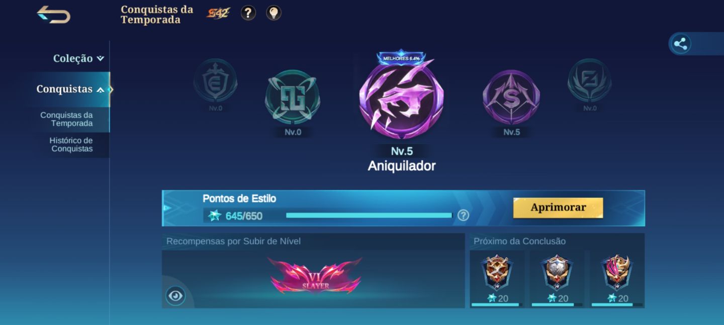 MLBB | Top Imortal 100 | 367 Skins | Naruto, Primes, Legends | Emblemas Full 60