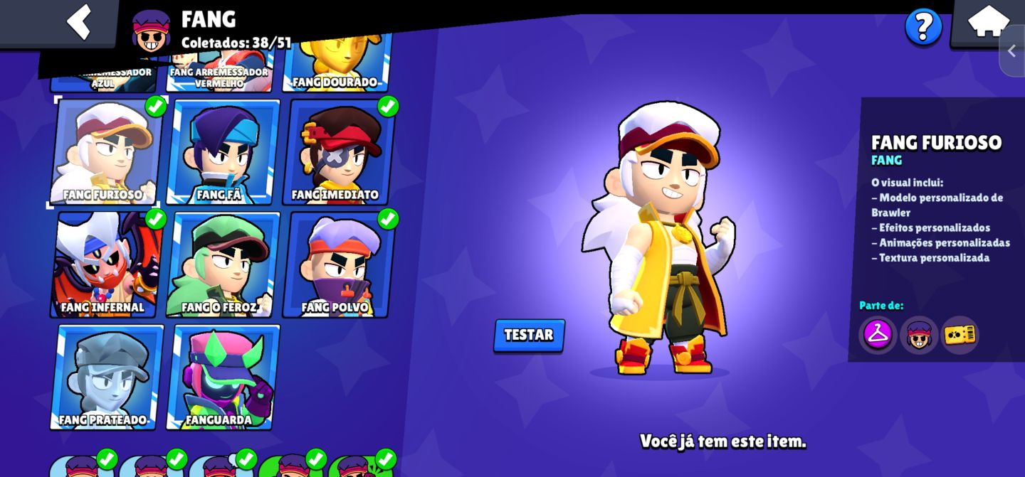 Conta Brawl nivel competitivo