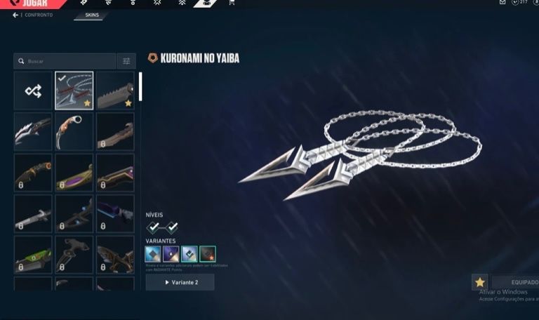 Conta valorant varias skins