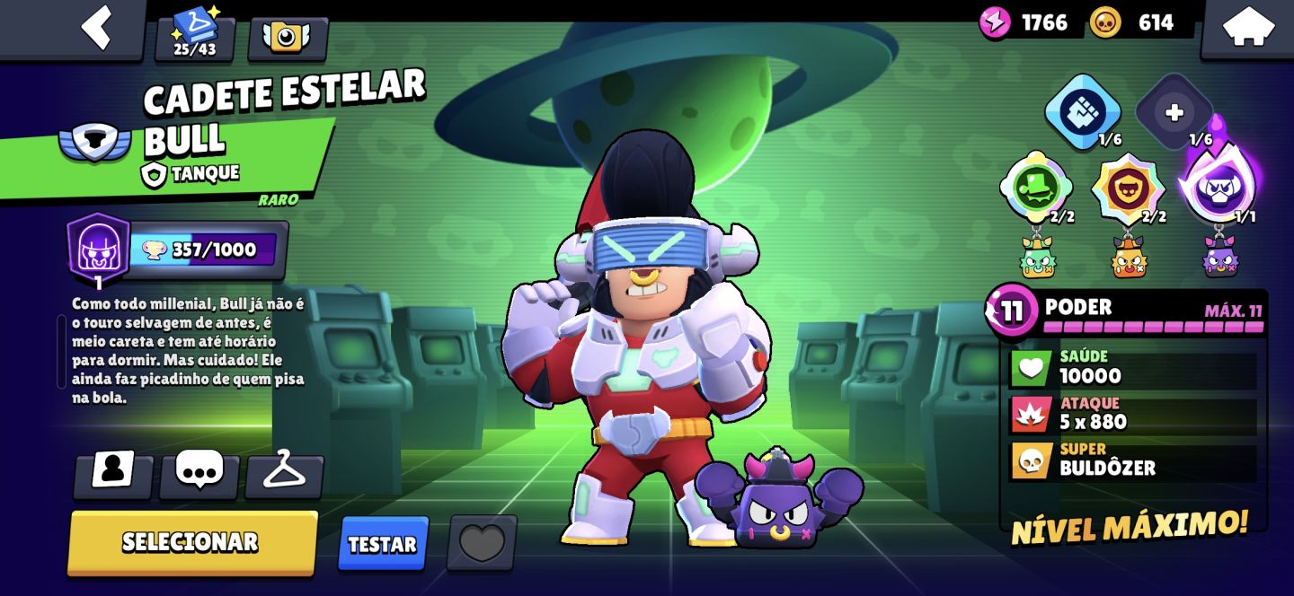 CONTA RARA DE BRAWL STARS, 4 RANK 35, PRESTIGIO 3, MESTRES 2024