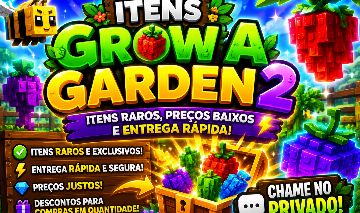 LOJA DE ITENS GROW A GARDEN 2 ITENS RAROS, PREÇOS BAIXOS E ENTREGA RÁPIDA!