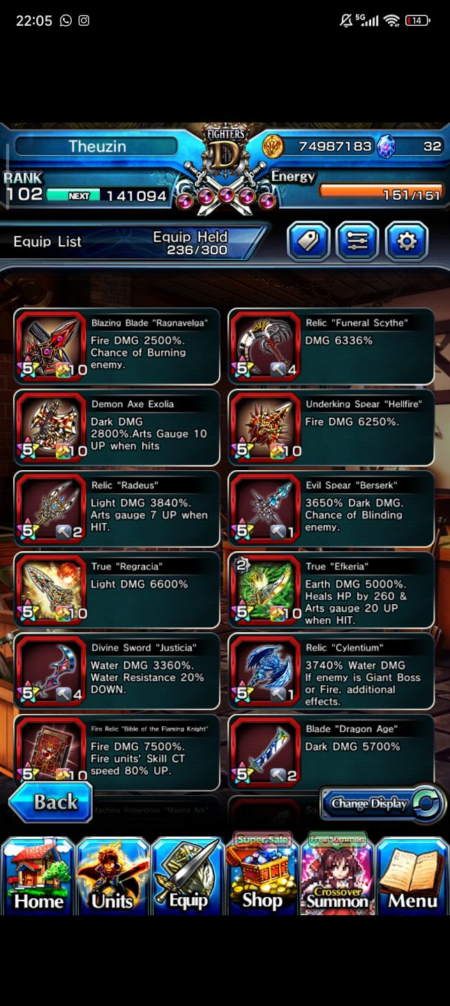 Conta boa pra iniciar no grand summoners