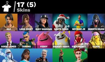 (MELHOR PREÇO!!) CONTA FORTNITE COM LARA CROFT + SKINS OG E TRYHARD