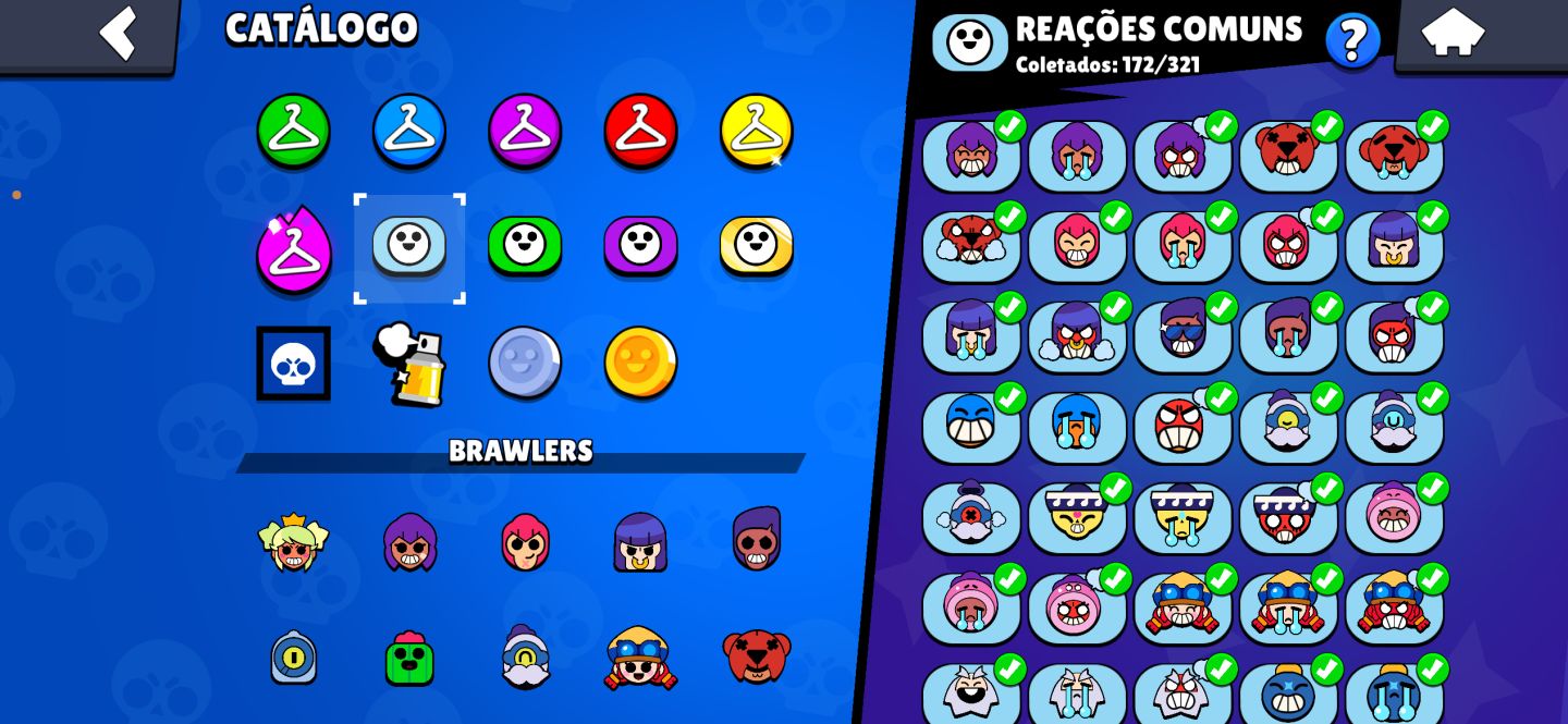 CONTA DE BRAWL STARS(57441 troféus, 17535 blings e 39 gemas)