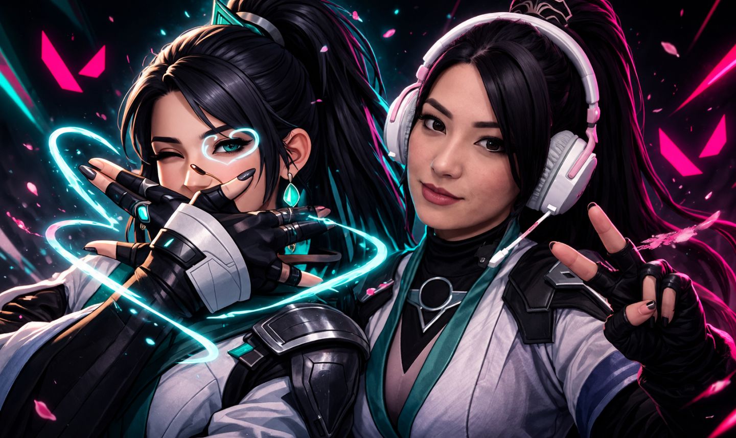 DUO FEMININA NO VALORANT | 1 HORA DE COMPANHIA