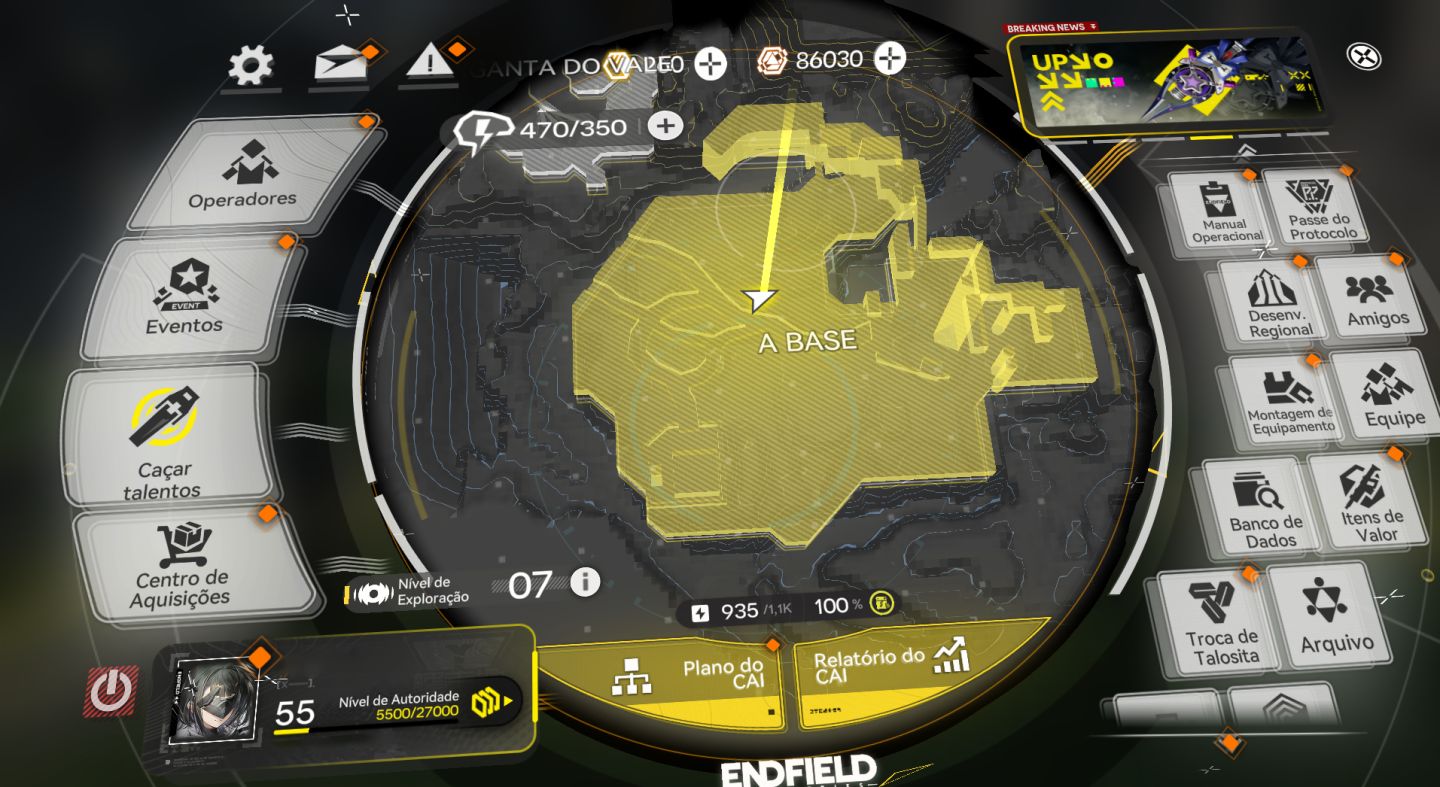 [Conta] Arknights: Endfield - Si + Arma Assinatura + 105.000 Ourubis