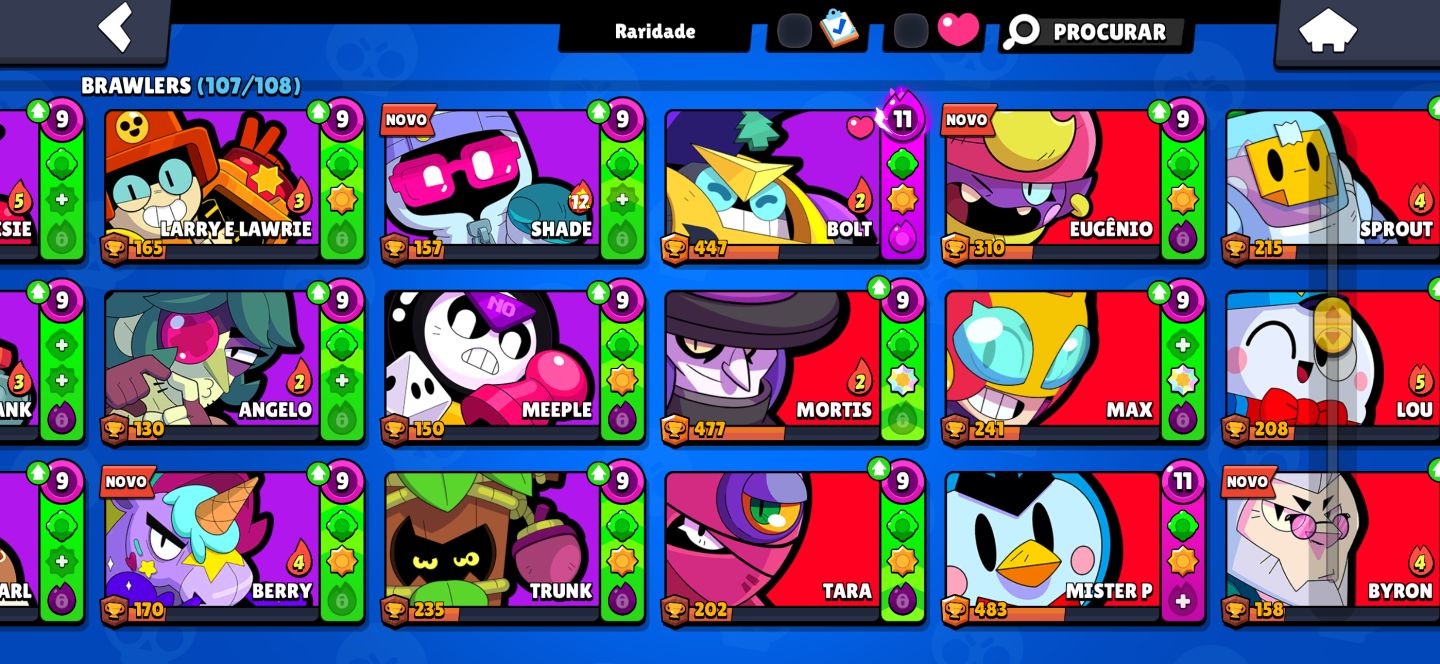 Conta BRAWL STARS TODOS OS BRAWLERS | 28.983 TROFÉUS - MUITAS SKINS