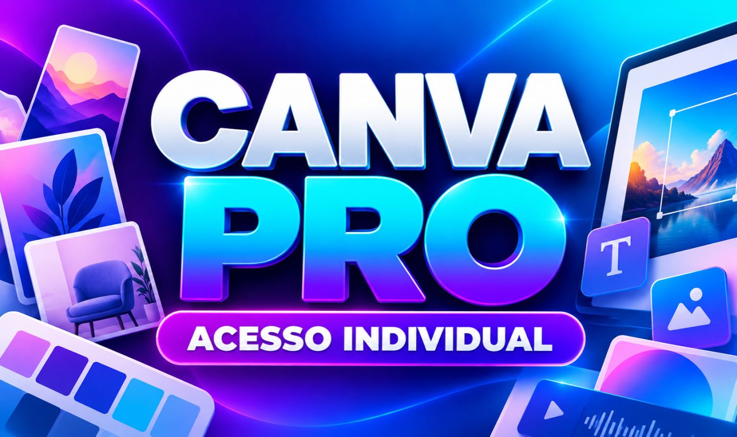 CANVA PRO (1 MÊS) | INDIVIDUAL OU COMPARTILHADO RECURSOS IA & MÁGICOS LIBERADOS
