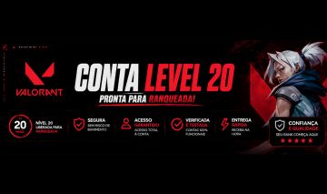 Contas valorant nivel 20 Pronta para o Competitivo com todos os dados
