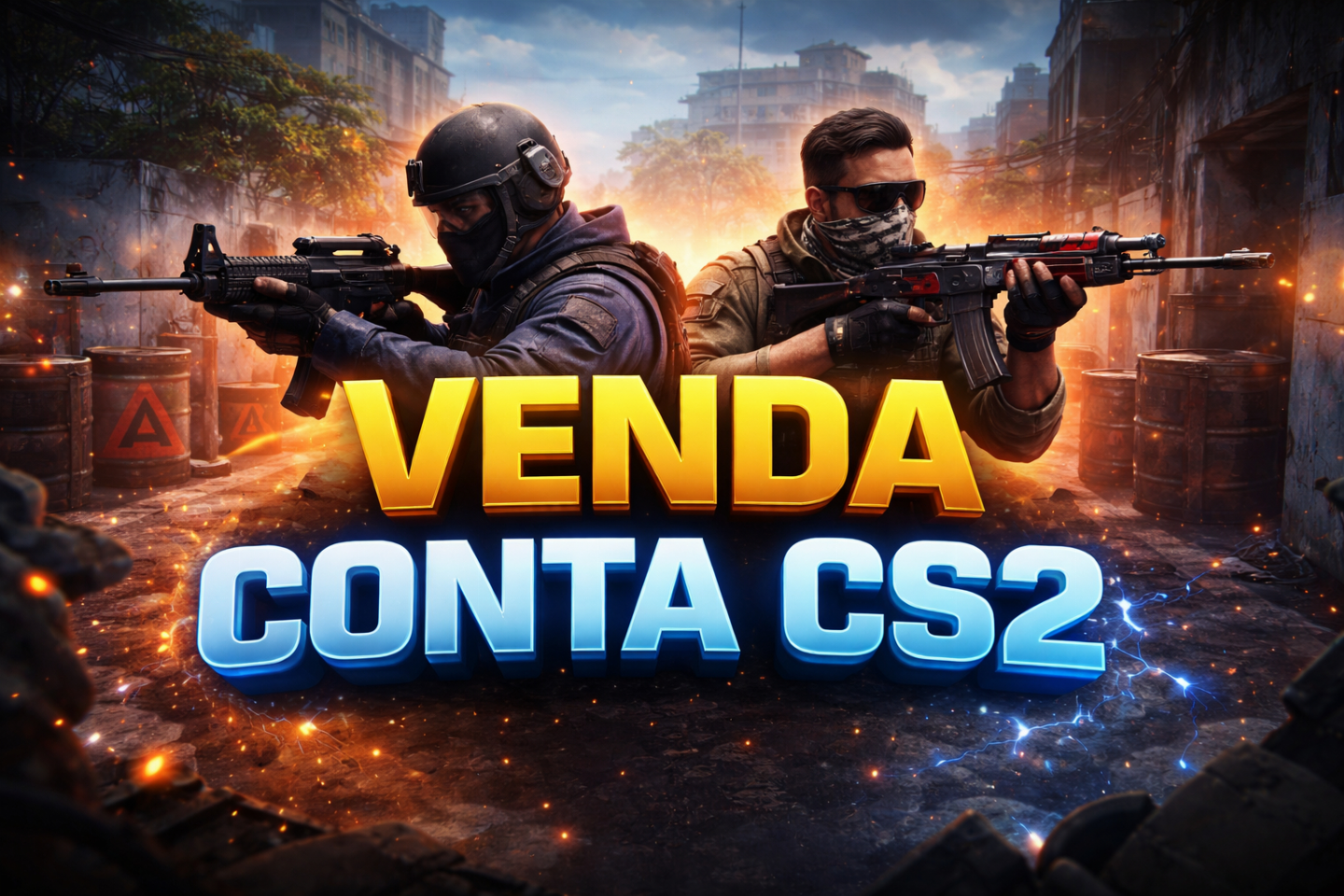 COUNTER STRIKE 2 (CS2) - CONTAS 1MIL E 5MIL HORAS