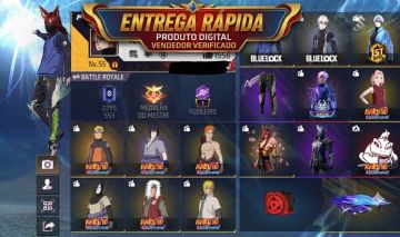 OPORTUNIDADE ÚNICA:NARUTO+ANGELICAL+BLUELOCK+ATRIBUTADAS+ GAMABUNTA+LENDARIA