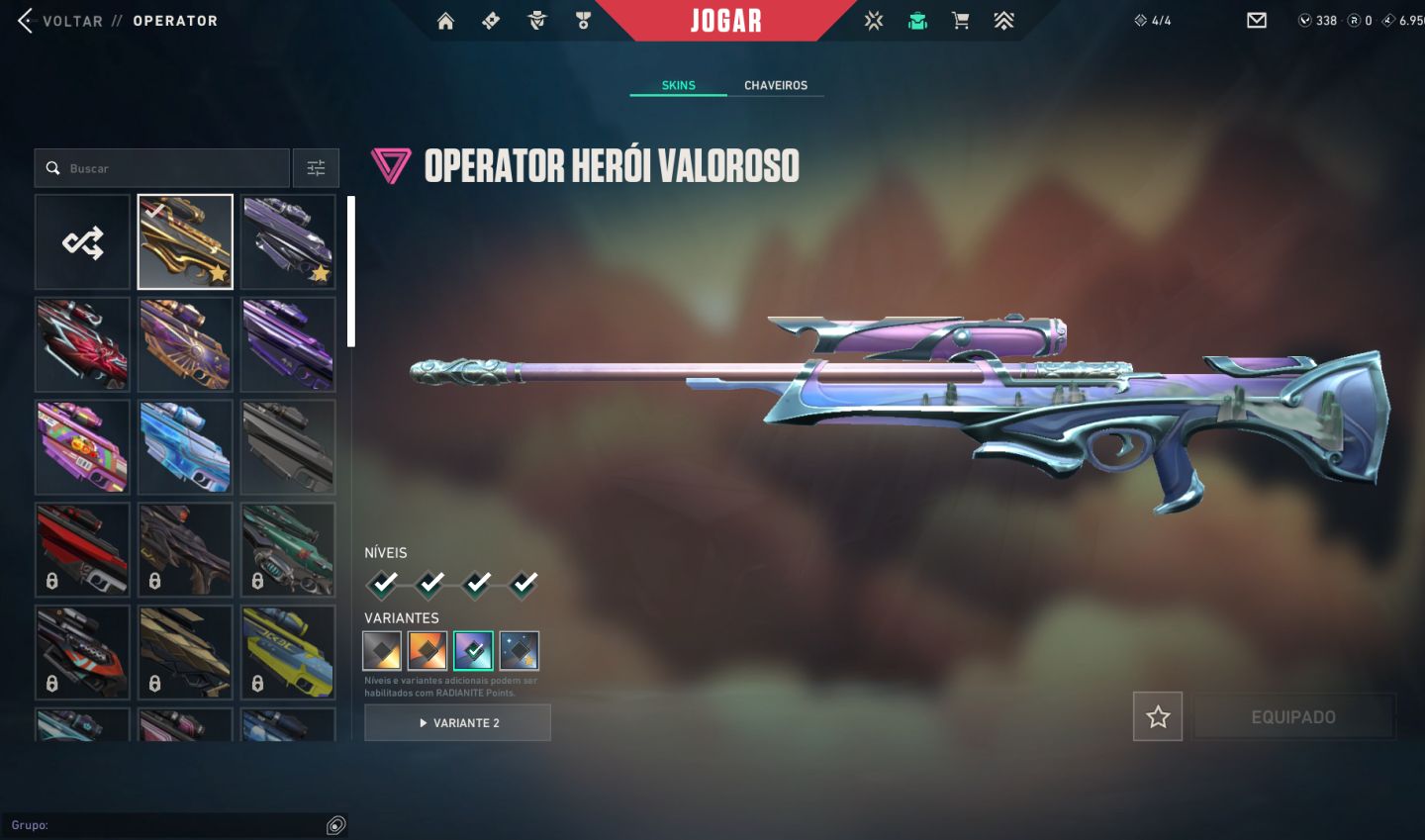 CONTA VALORANT EX-IMORTAL 1, 6,5K ACESSO TOTAL