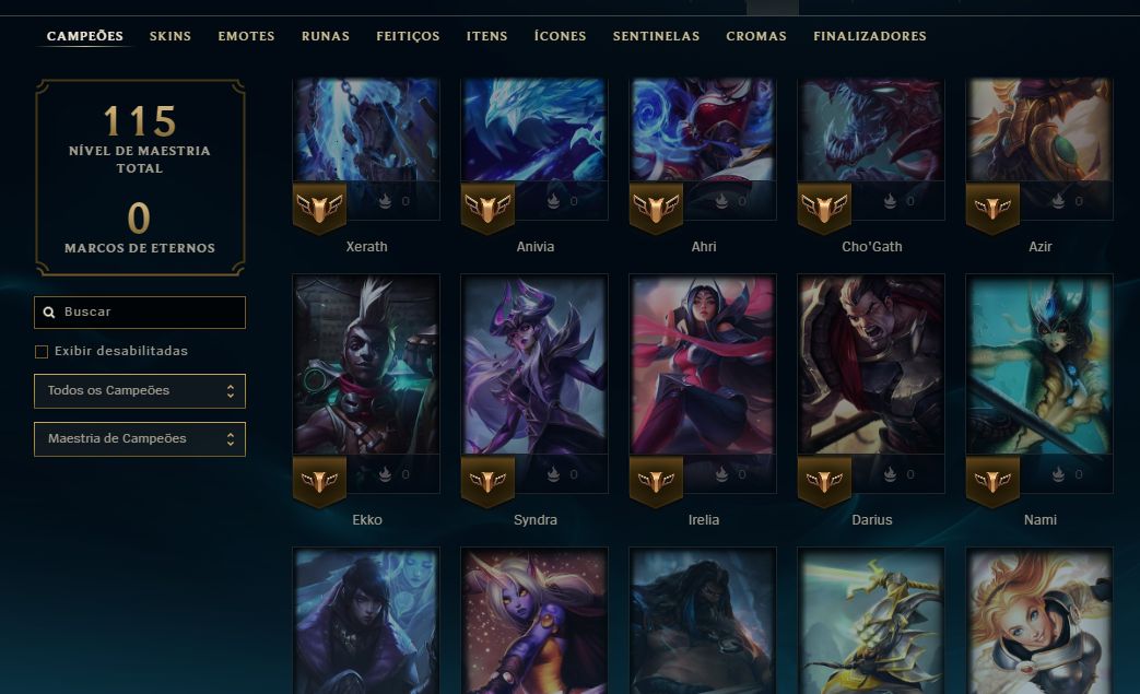 [Entrega Automática] Conta Lol Ouro, 61 Skins, com Skins Ultimate, Mítica