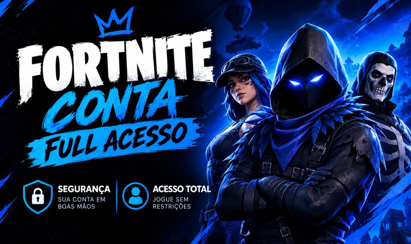 Conta Fortnite +Skins de Loja e Passes