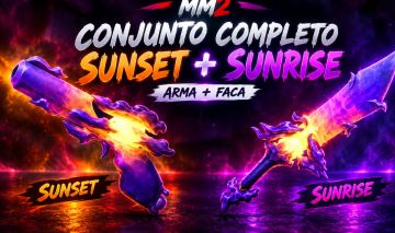 MM2 | Conjunto Completo Sunrise + Sunset (Arma e Faca)