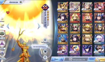 A150-Conta lvl34 Apolo skill3 e mais Saint Seiya Awakening SSA Full Acesso