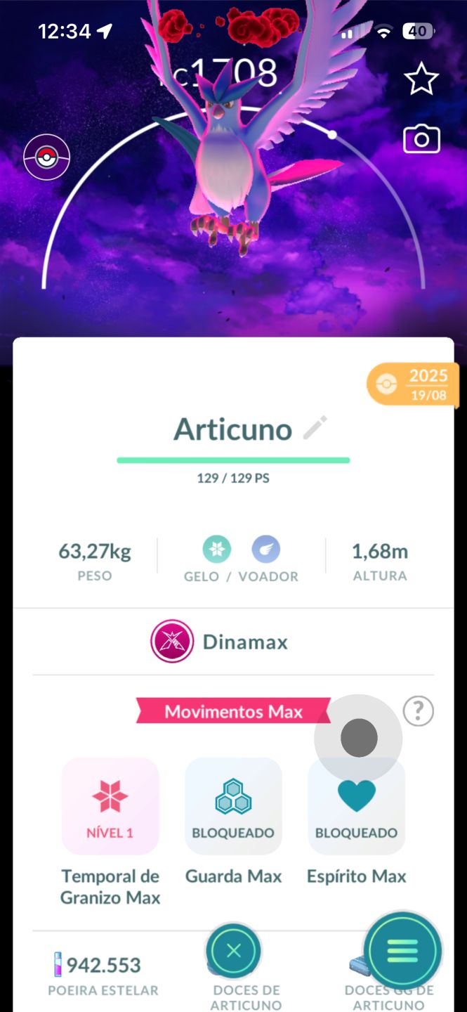 Conta Pokemon go para colecionador