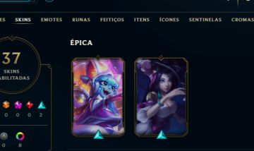 CONTA LOL SKIN LULU E NAMI + ESMERALDA 3 MMR MESTRE
