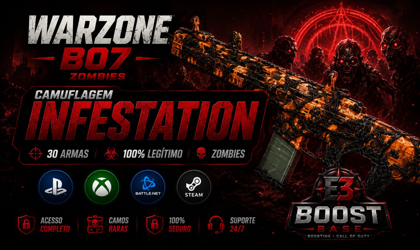 Conta Warzone Ranked Liberada | Full Access | Steam | Camos Singularidade