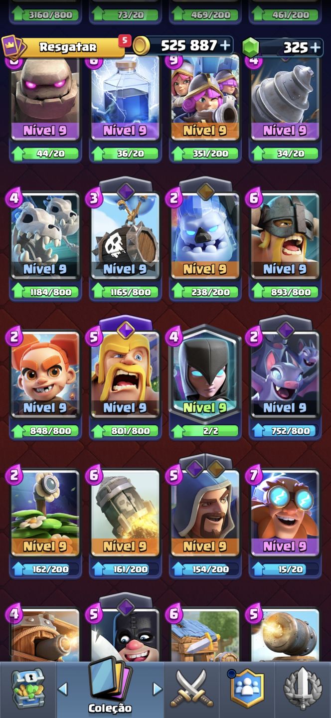 Conta Clash Royale 10k+ Troféus