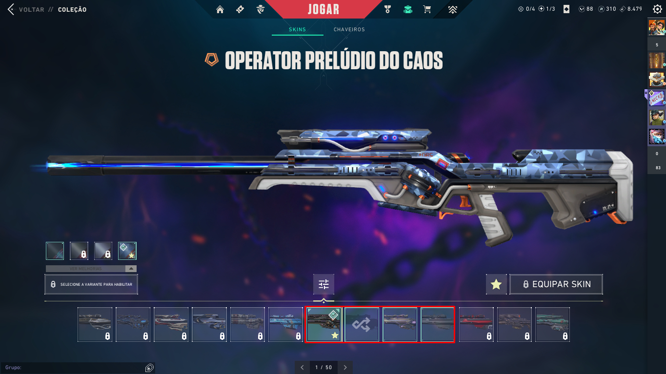 Conta Valorant 1k gastos
