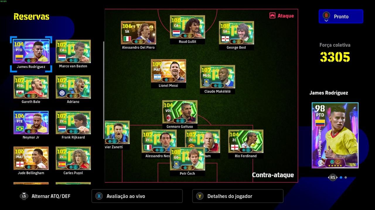 CONTA EFOOTBALL STEAM PC 3310+