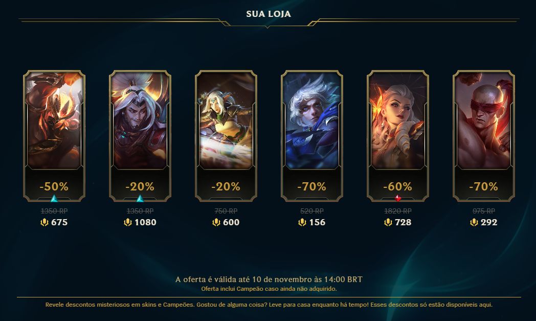 Conta LoL e Valorant